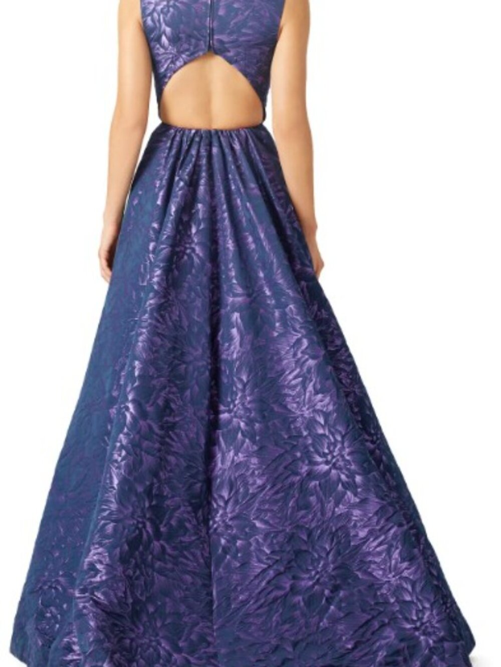 Purple Tena Gown Size 12 by Monique Lhuillier - Picture 2 of 5